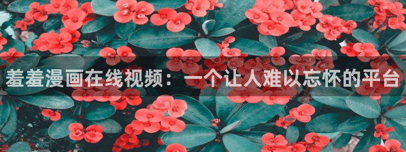 backstage韩漫免费观看：羞羞漫画在线视频：一个让人难以忘怀的平台